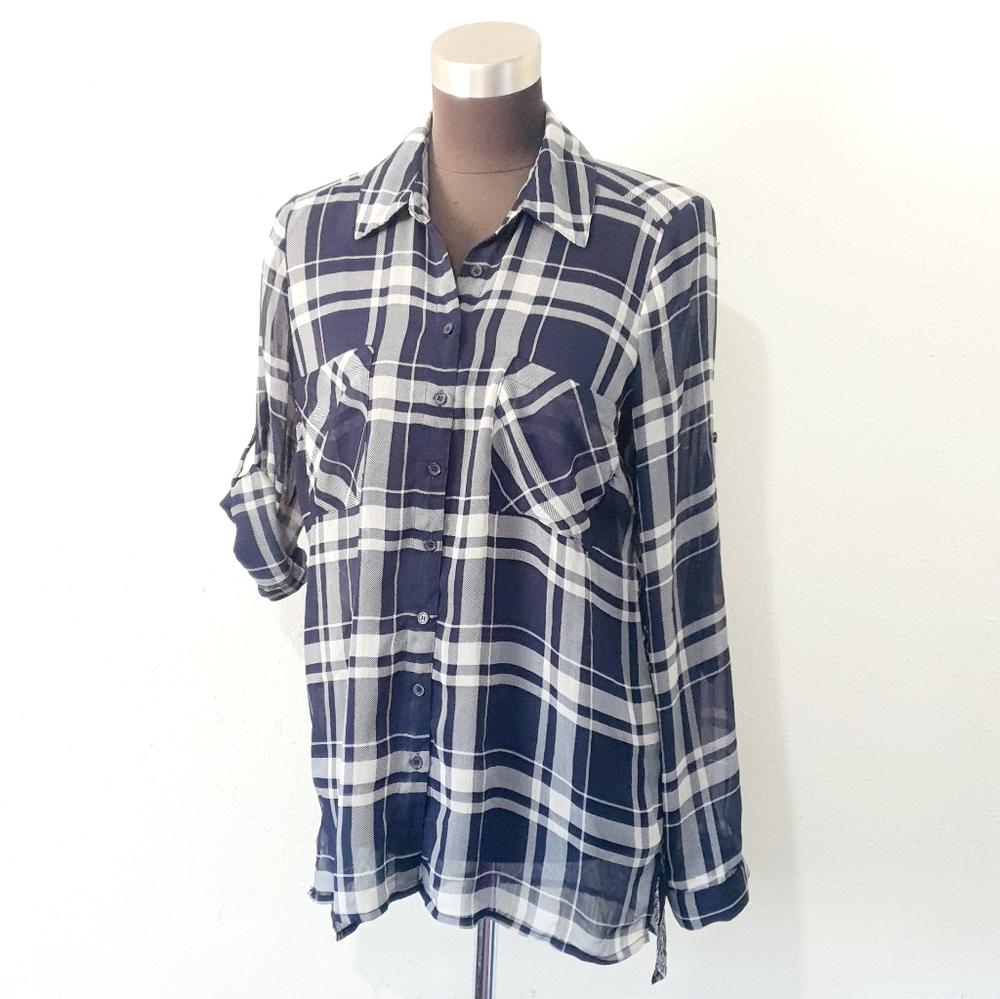 Band of Gypsies Plaid Blouse